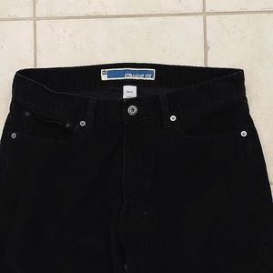 Gap Men's Straight Fit Corduroy Pants Black 32x32